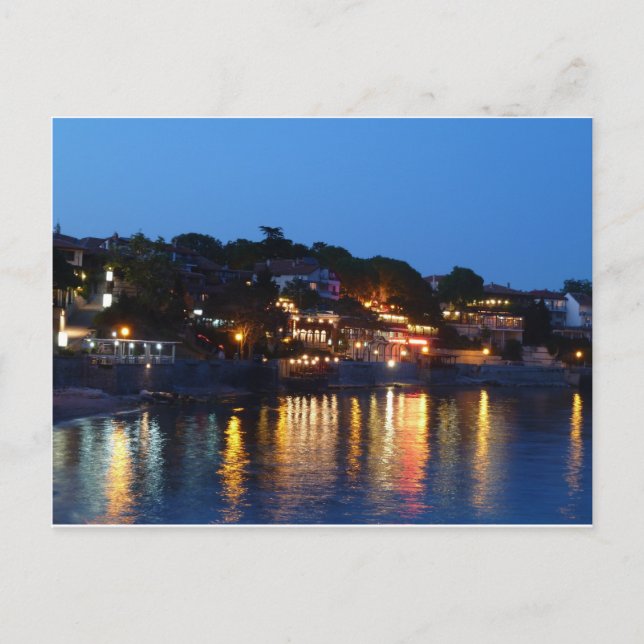 Nessebar Night Postcard (Front)