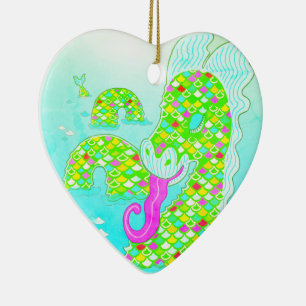 Nessie Ceramic Ornament
