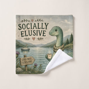 Nessie Cryptide Confortable Élusive Socialement Lo