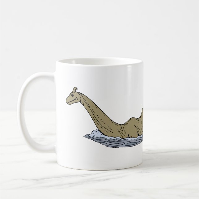Nessie the Loch Ness Monster Coffee Mug (Left)