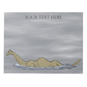 Nessie the Loch Ness Monster Notepad