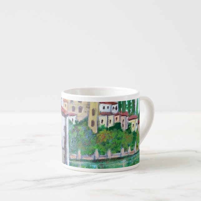 Nesso, tasses de spécialité de peinture de Como de (Devant droit)