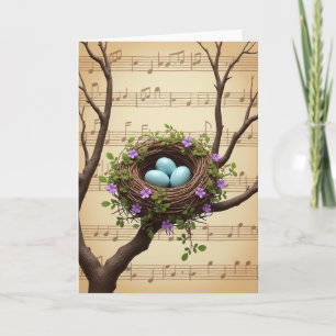Nest And Blossoms Mothers Day Card