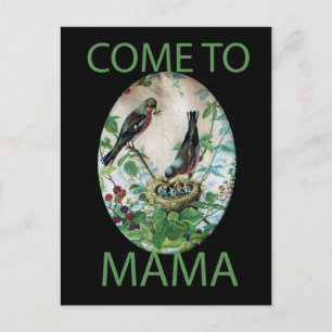 Nest of Joy: Family's Nourishing Young Spirit Love Postcard