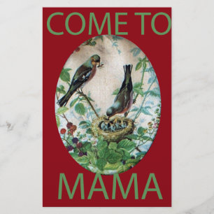 Nest of Joy: Family's Nourishing Young Spirit Love Stationery