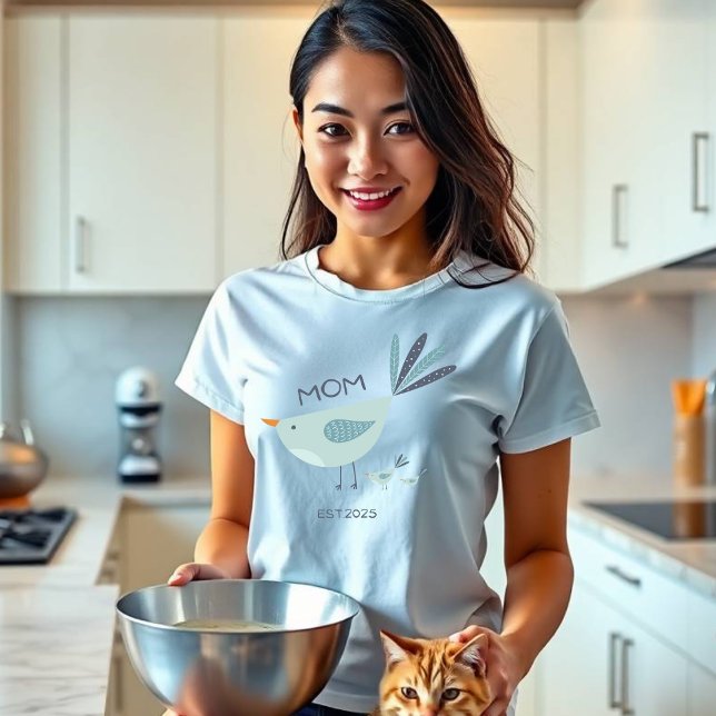 Nest of Love – Mama Bird Art T-Shirt (Creator Uploaded)