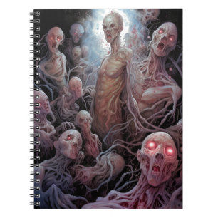 Nest Of Undead Zombies Horror Art Notebook