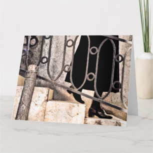 N'EST PAS UNE Carte de voeux PLIÉE NUN