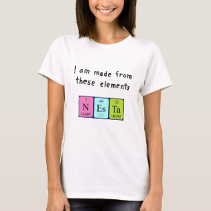 Nesta periodic table name shirt 6
