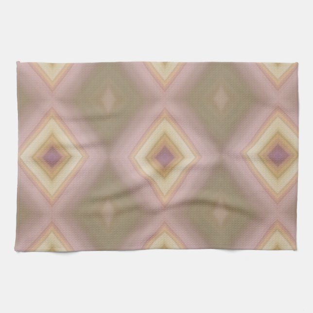Nested Diamonds Kitchen Towel (Horizontal)