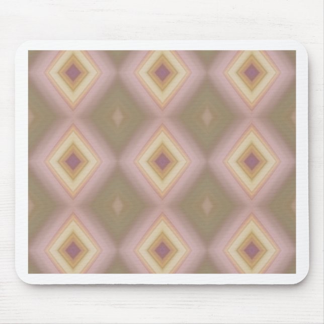 Nested Diamonds Mouse Pad (Front)