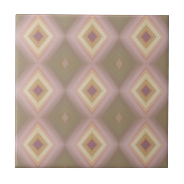 Nested Diamonds Tile (Front)