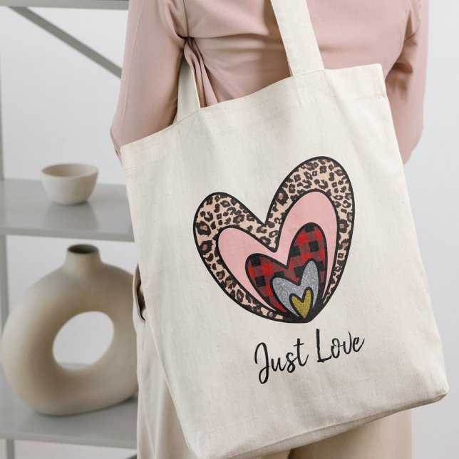 Nested Hearts Tote – Just Love Design Bag (Creator Uploaded)