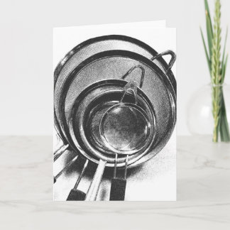 Nested Strainers Blank Note Card
