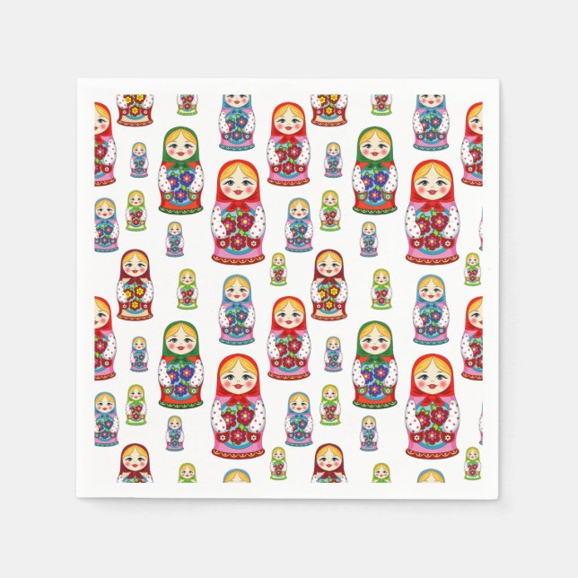 Nesting Dolls Napkin (Front)