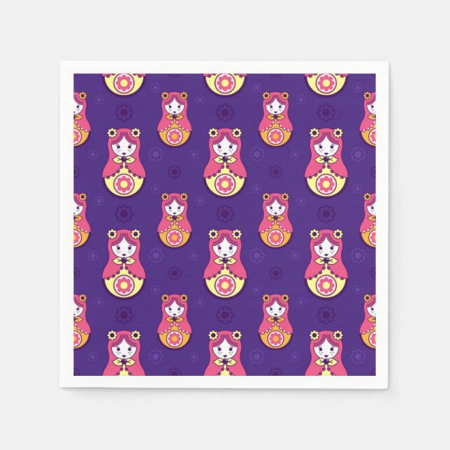 Nesting Dolls Napkin (Front)