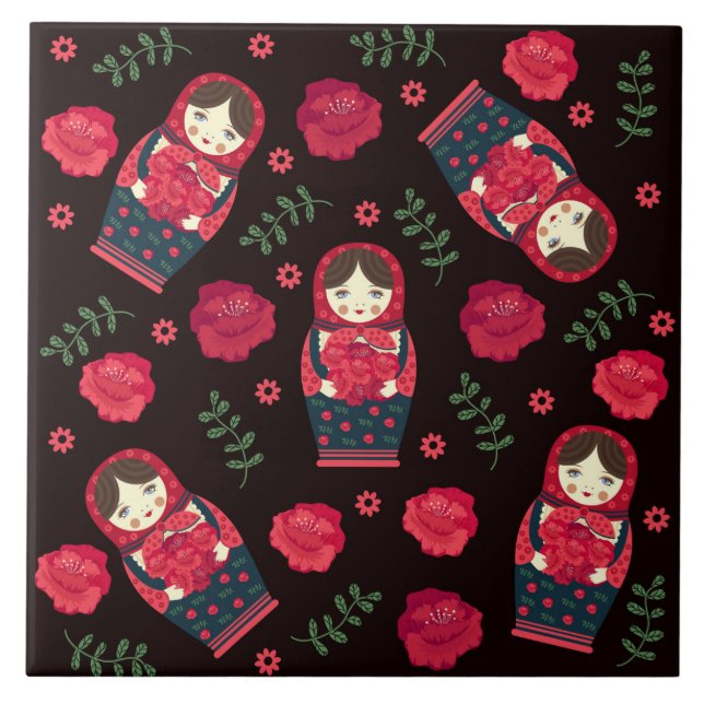 Nesting Dolls  Tile (Front)