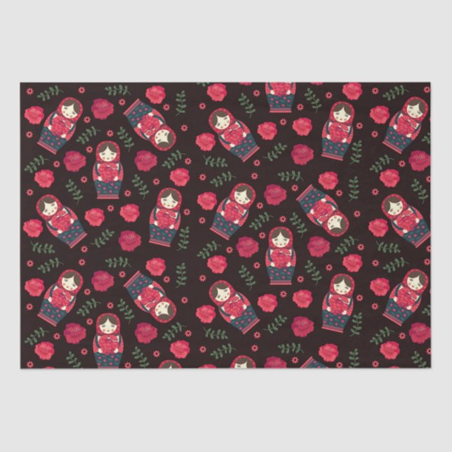 Nesting Dolls  Tissue Paper (Front)