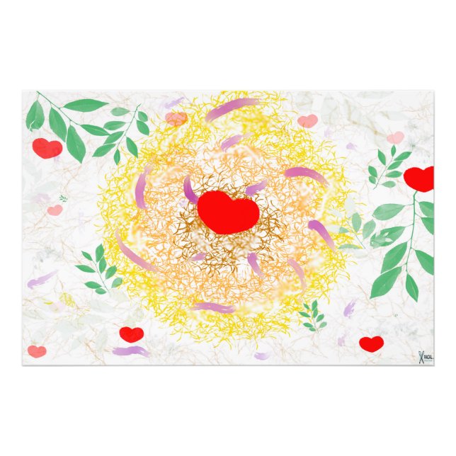 Nesting Hearts Photo Print (Front)