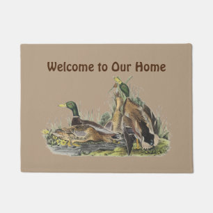 Nesting Mallards Welcome Doormat