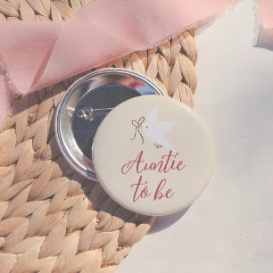 Nesting Party Girl Baby Shower Auntie To Be 2 Inch Round Button