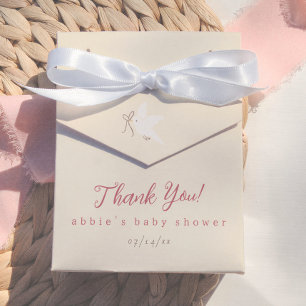 Nesting Party Girl Baby Shower Thank You Favor Box