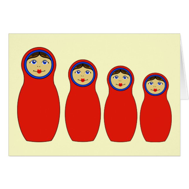 Nesting Peg Dolls (Front Horizontal)