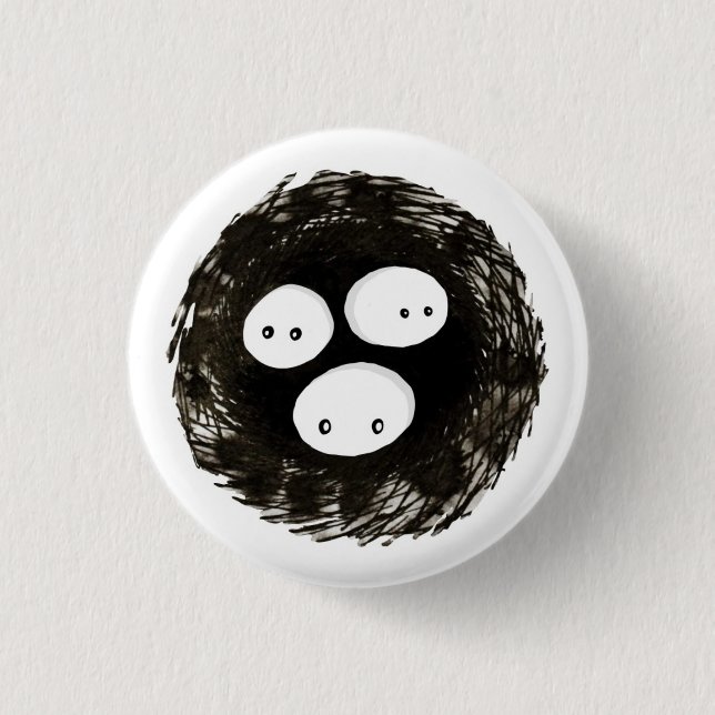 Nesting Spirits 1 Inch Round Button (Front)