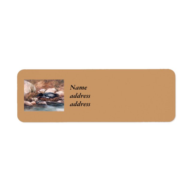 Nesting Time Loon Return Address Label (Front)