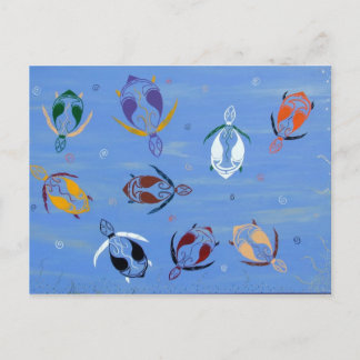 Nesting Turtles Postcard