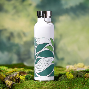 Nestling Leaves Water Bottle