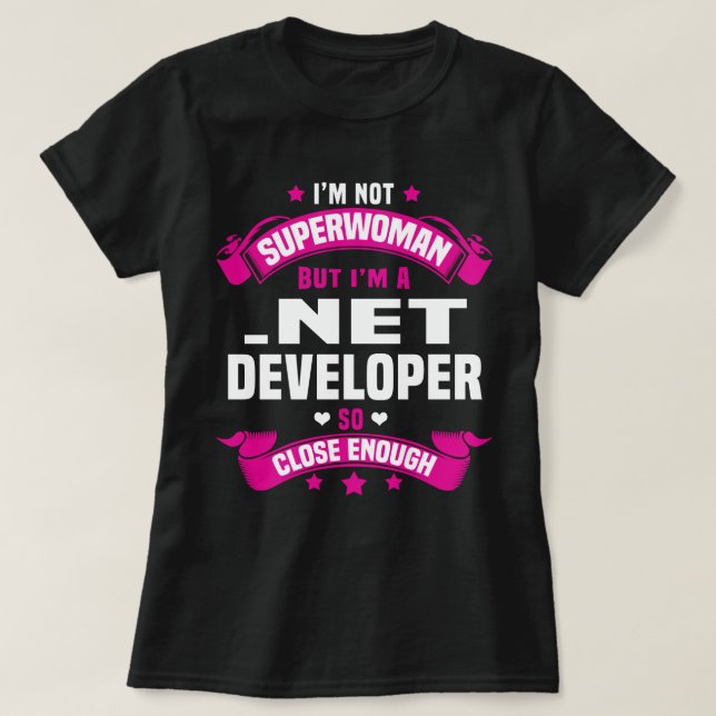 .Net Developer T-Shirt (Design Front)