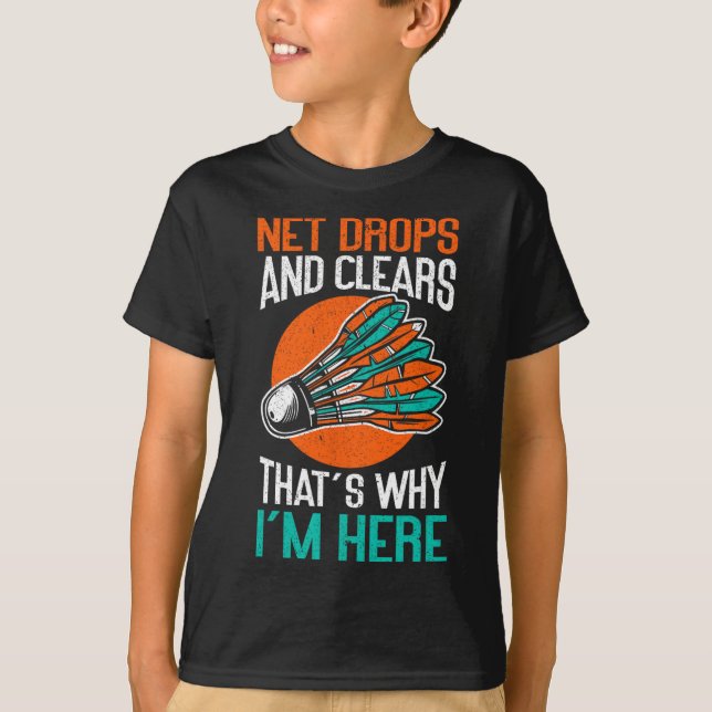 Net Drops And Clears That's Why I'm Here Funny Dmi T-Shirt (Front)