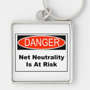Net Neutrality Is At Risk Keychain