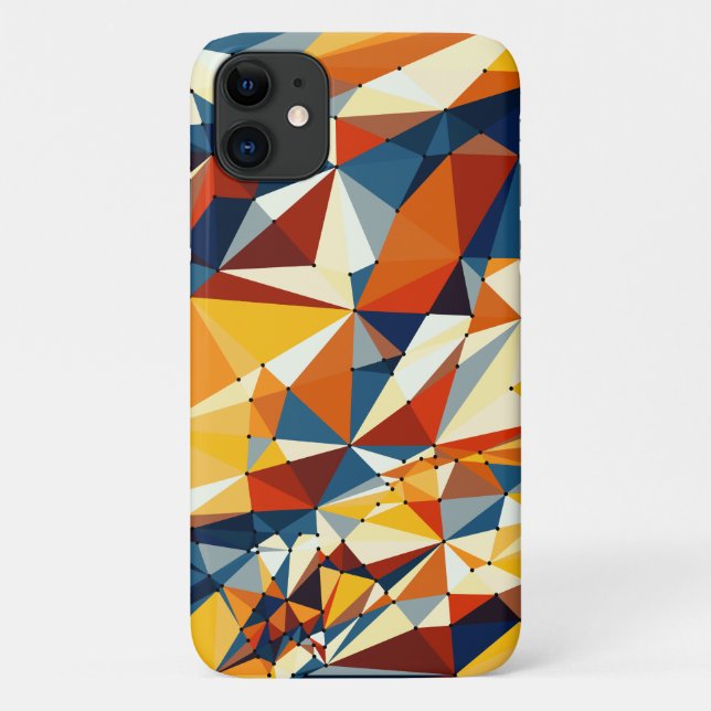 Net of multicolored triangles Case-Mate iPhone case (Back)