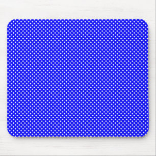 Net Pattern Blue with White Mouse Pad