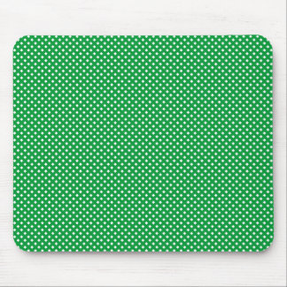 Net Pattern Green with White Mouse Pad