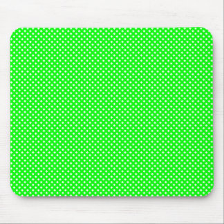 Net Pattern Green with White Mouse Pad