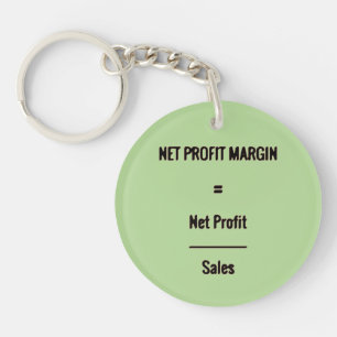 "Net Profit Margin" Keychain