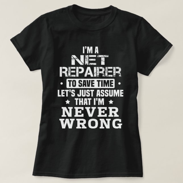 Net Repairer T-Shirt (Design Front)