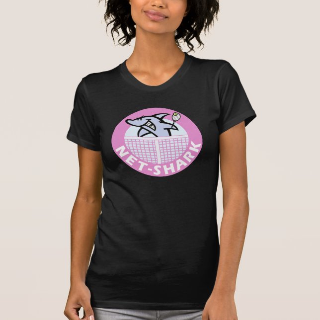net-shark-pink T-Shirt (Front)