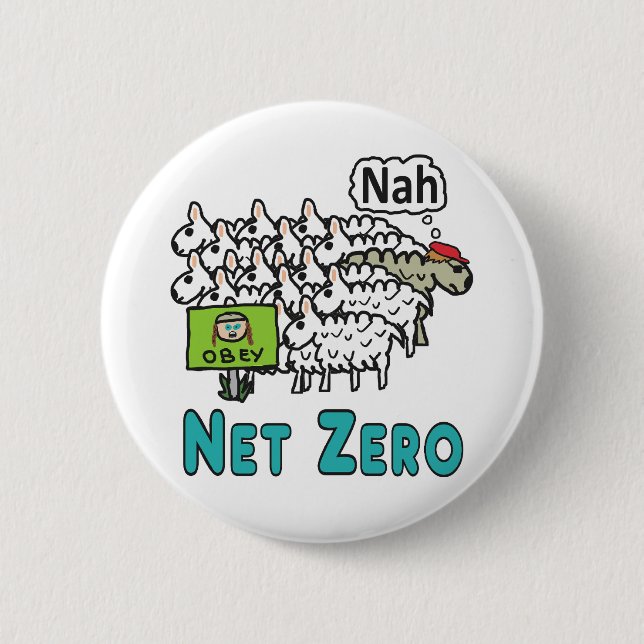 Net Zero 2 Inch Round Button (Front)