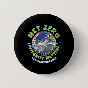 Net Zero Integrity S! Sticker 2 Inch Round Button