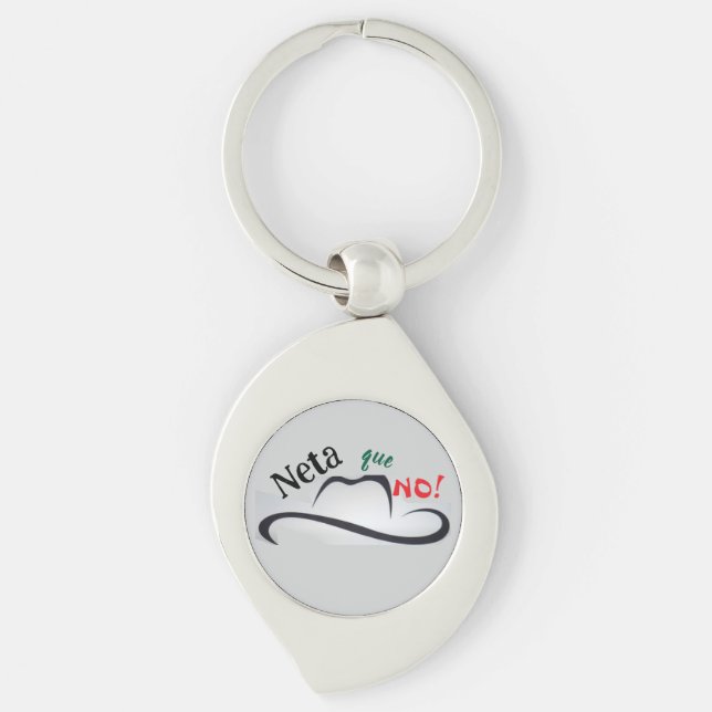 Neta que No! Keychain (Front)