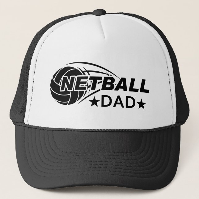 Netball Dad, Netball Trucker Hat (Front)