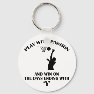 netball design keychain