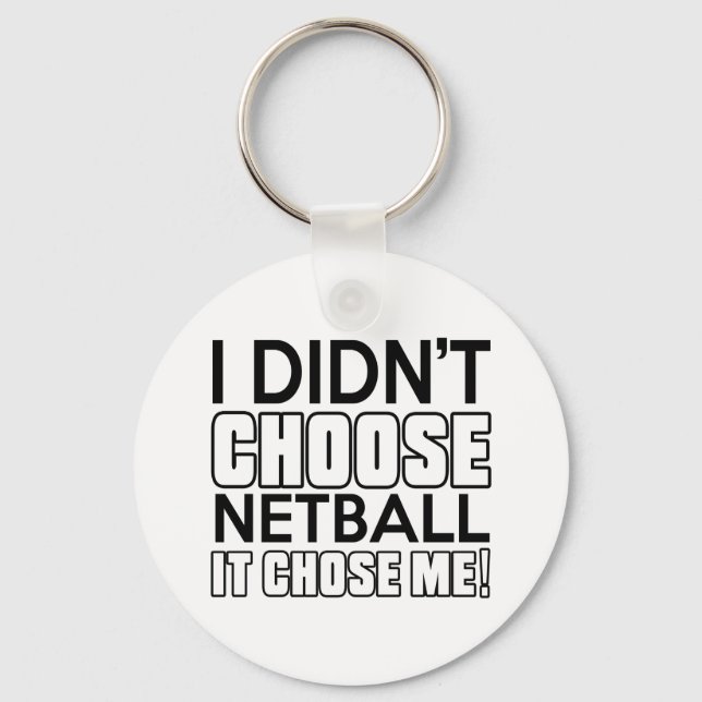NETBALL DESIGNS KEYCHAIN (Front)