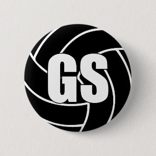 Netball Goal Shooter GS 2 Inch Round Button