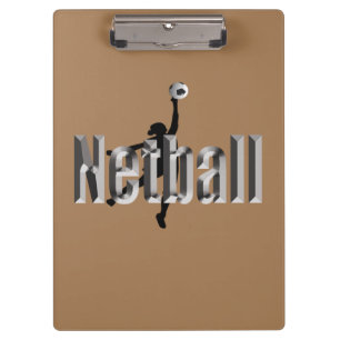 Netball Player And Dimensional Name,  Clipboard