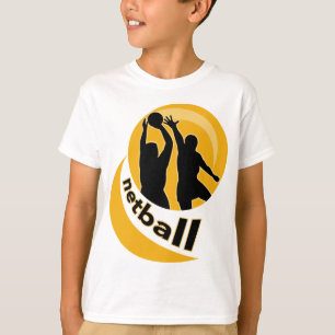 Netball player shooting blocking the shot T-Shirt